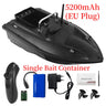 GPS Fishing Bait Boat w/ 3 Bait Containers Automatic Bait Boat 400-500M Remote Range Fishing Accessories Sea Ftackle