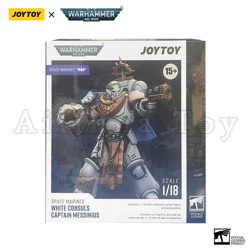 JOYTOY 1/18 Action Figure (3PCS/SET) 40K White Consuls Anime Military Model Free Shipping