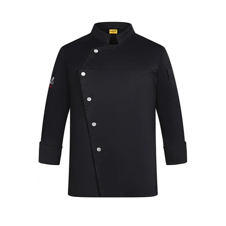 Unisex Chef Jacket Short Sleeve Kitchen Cook Coat Restaurant Waiter Uniform Shirt