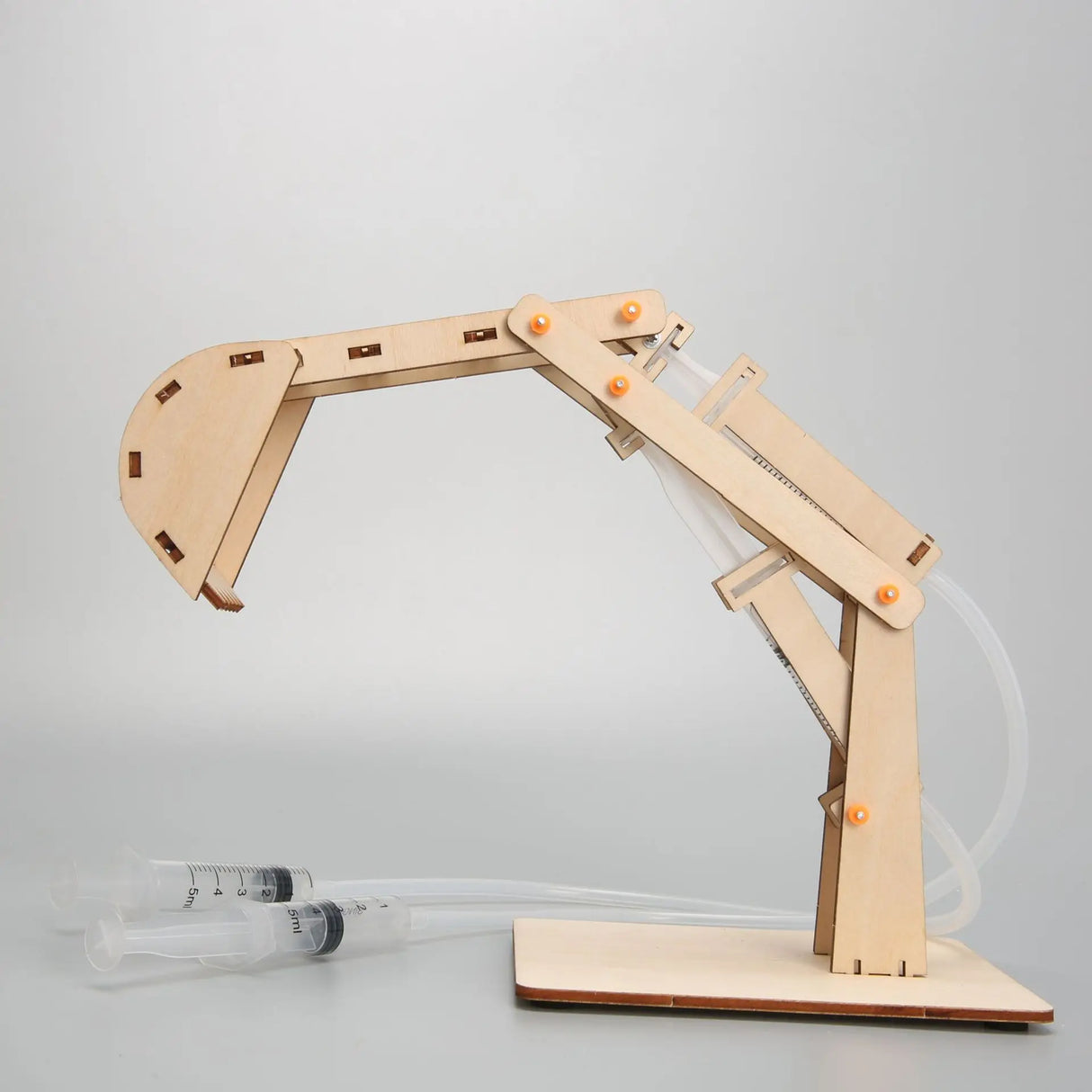 Excavator DIY Technology Production Hydraulic Students Scientific Experiment Materials Science Education Learning Toys