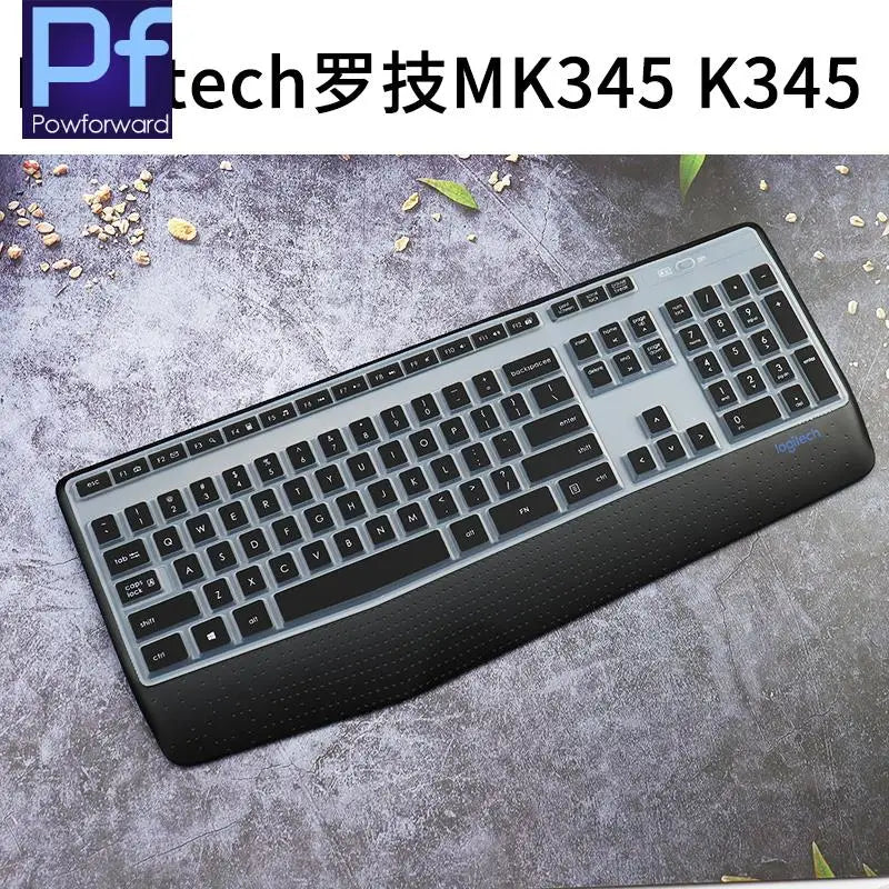 For Logitech Mk345 / Logitech Mk345 Accessories Keyboard Cover Skin Ultra Thin Silicone Keyboard Protector Skin Transparent