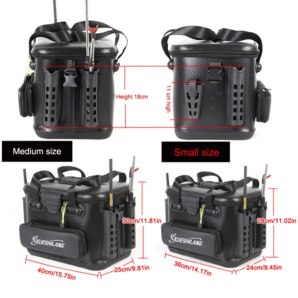 20/28L Portable Fishing Tackle Box EVA Fishing Bag Rod Bait Reel Fish Storage Bag Large Capacity Fishing Lures Hook Box 낚시통 상자