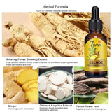 5pcs 7 Days Fast Ginger Hair Growth Serum Anti Hair Loss Fast Growing Hair Care Essential Oil Repair Damaged For Women Men 200ML