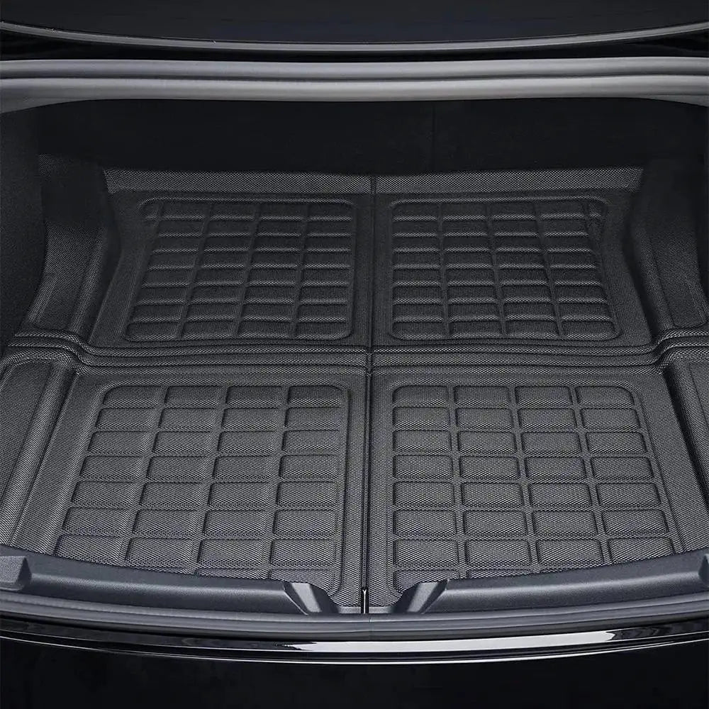 For 2024 New Tesla Model 3 Highland Floor Mats XPE All Weather Front Rear Cargo Liner Mat, Waterproof Anti-Slip Mats Accessories