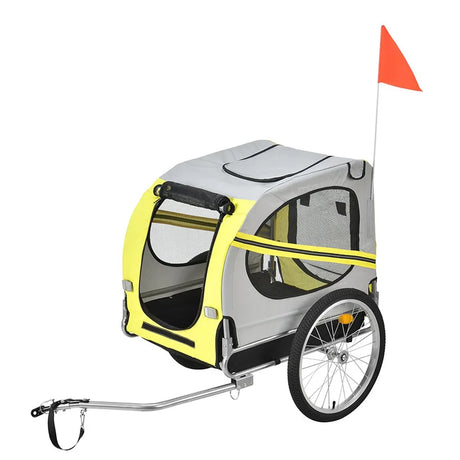 New Large Pet Bicycle Trailer Cat Dog Cart Folding Outdoor Riding Travel Trailer Pet Out Carry Pet Stroller Cat Carrier