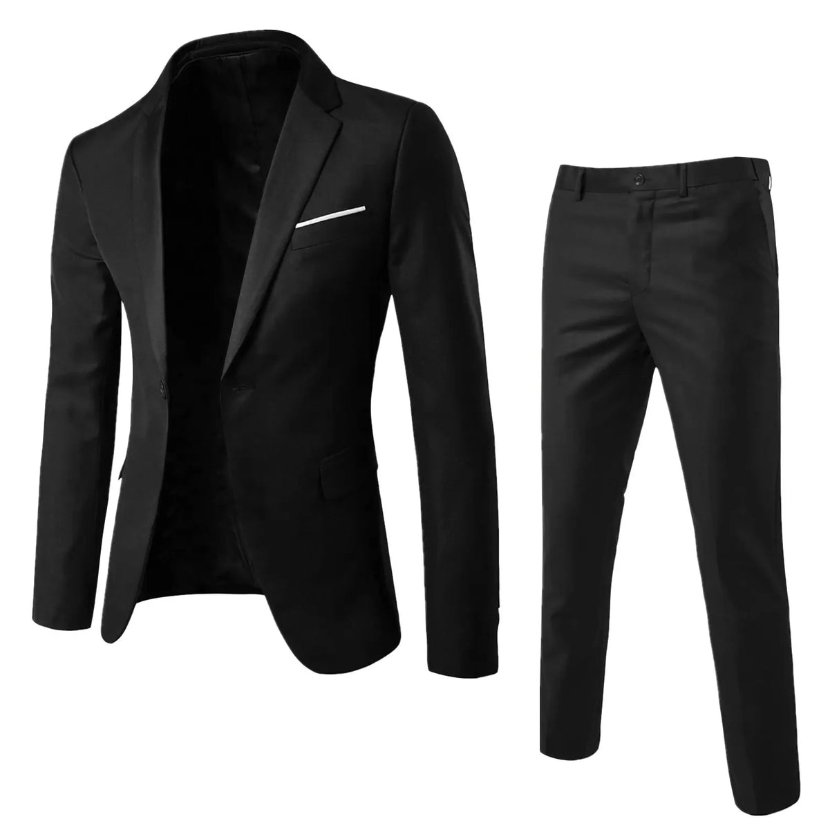 Men Blazers 2 Pieces Sets Business 2 Suits Pants Coats Wedding Office Formal Elegant Jackets Korean Luxury Blazer Male Jacket