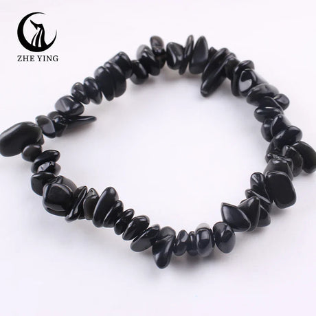 Stretch Natural 5-8mm Chips Bead Bracelet Healing Crystal Energy Fashion Jewelry for Women Men Girl Birthday Gift