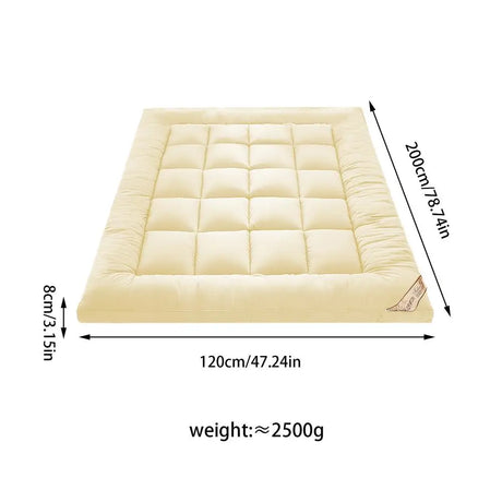 Hotel Mattress Household Super Soft Bed Tatami Mattress Mat Futon Double Bed Mattress Mat Tatami Student Dormitory Sleeping Pad