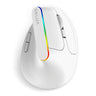 Delux M618C Wireless Silent Ergonomic Vertical 6 Buttons Gaming Mouse USB Receiver RGB 1600 DPI Optical Mice With For PC Laptop