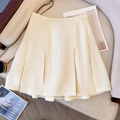 Plus-size women's summer casual skirt pure color belt lined with party commuter home skirt polyester fabric large size skirt 6XL