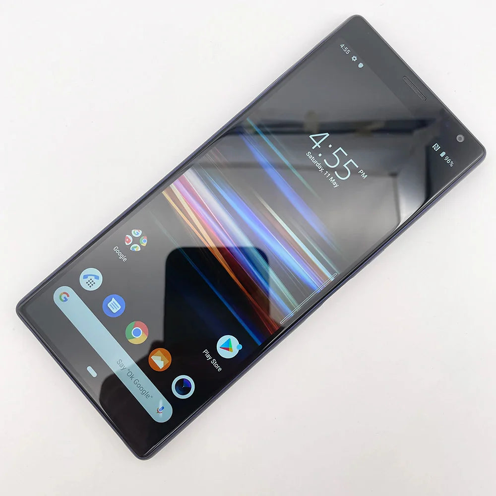 Sony Xperia 10 Plus I3213 I4213 I4293 Dual SIM Octa-core 6.5" 4GB 64GB ROM 12MP Snapdragon Cellphone NFC Fingerprint Smartphone