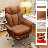 Comfortable fluffy Ergonomics Sofa Chair Home computers Bedroom Chair Single backrest live broadcast revolve office chair