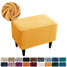 Velvet Wingback Chair Covers Stretch Wing Armchair Cover with Seat Cushion Cover Elastic Sofa Slipcovers Solid Color Sofa Covers