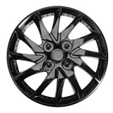 Hubcaps Wheel Covers 14 Inch Hub Caps Wheels Rim Cover for Car Auto Vehicle Tire Parts Replacement Accessories Black