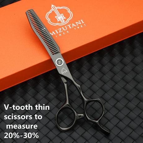 Mizutani new CNC scissors 6-6.3-6.7-7inch bearings screw Thin scissors for haircuts Salon Professional Hairdressing Tools