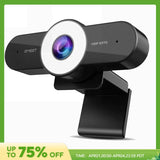 Webcam 1080P 60FPS Streaming Autofocus HD Web Camera with Three Level Light EMEET C970L PC Web Cam for Computer/Desktop/Laptop