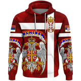 Serbia 3D hoodie National Flag Emblem Zipper Hoodie Custom Name 3D Zipper Hoodie Harajuku Pullover Streetwear Unisex Hoodie