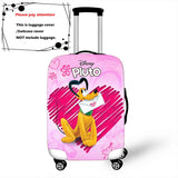 Disney Cartoon Pluto Mickey Thicken Luggage Suitcase Protective Cover Protect Dust Bag Trolley Cover Travel Accessories