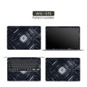 Black Geometry Cover Laptop Skin Stickers Notebook Film Vinyl Sticker 12"13.3"14"15.6"17"for HP/Macbook/Acer/Msi Decorate Decal