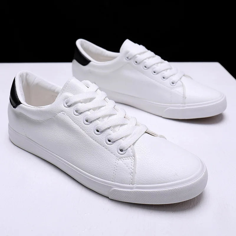 Spring Summer Flat Mens Fashion Sneakers Soft Casual Brand Male White Shoes Street Style