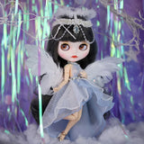 Handmade Blyth Doll Bear suit Clothes Doll Blyth Doll Clothes Princess Dress With White Lace For Ymy Licca Azones Ob24 Ob27 Fr