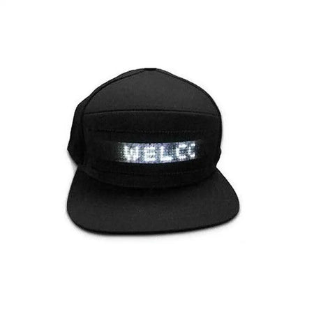 Unisex Baseball Cap USB Rechargeable Bluetooth APP Programmable LED Scrolling Message Display Board Hip Hop Street Snapback Hat