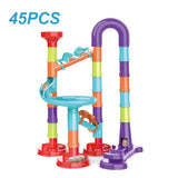 Marble Run Race Track Building Blocks Kids 3D Maze Ball Roll Toy DIY Educational Marble Run Race Coaster Set For Children Gifts