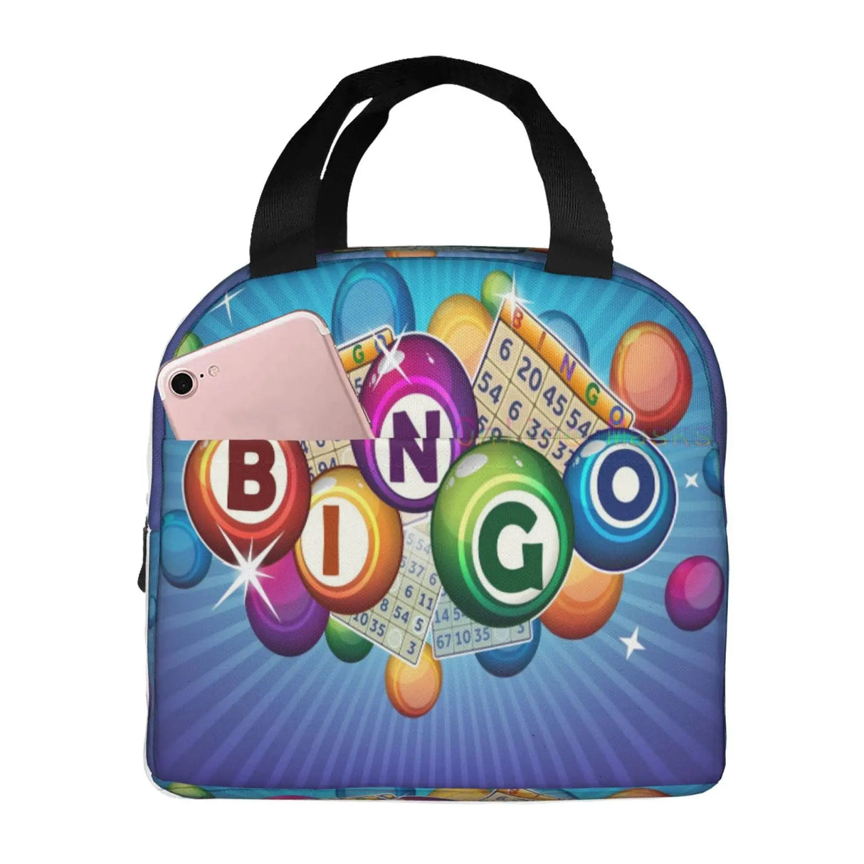 Bingo I Need One More Numbe Lunch Bag Cooler Bag Women Tote Bag Insulated Lunch Box Soft Liner Lunch Container for Picnic Travel