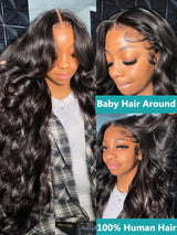 MELODIE 30 38 Inch Lace Frontal Wig Body Wave 13x4 13x6 Lace Front Human Hair Wigs Brazilian 5x5 Wear Go Glueless Frontal Wig