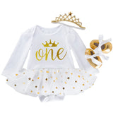 Baby girl Clothes elsa anna costume for Baby Infant Birthday Party Dress Tutus Newborn Jumpsuit Bebe Romper Little Girl Clothes