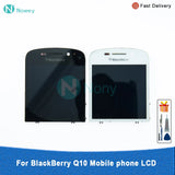 Original LCD For BlackBerry Q10 Mobile phone LCD DisplayTouch screen Digitizer Frame Assembly