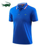 2024 high-quality men's ice silk breathable Polo shirt summer new high-end business leisure lapel short-sleeved T-shirt