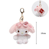 Sanrio Plush Toys Fantasy Cinnamoroll Kuromi Pendant Bag Accessories Keychain Bag Car Pendant Valentine's Day Gift