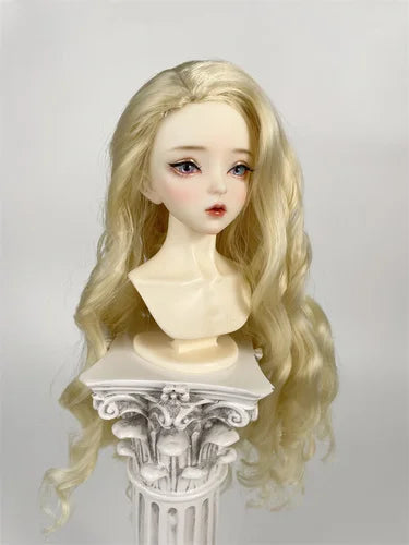 Sd/bjd Wig 1/3 1/4 1/6 High Temperature Silk Split Scalp Style Big Wave Various Colors In Stock