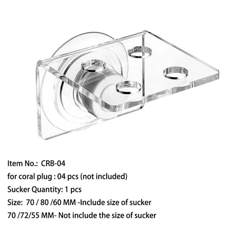 SPS Coral Frag Plug Stand Rack Acrylic Aquarium Reef for Being Placed Into Marine Sources Fish Tank Decoration Accessories