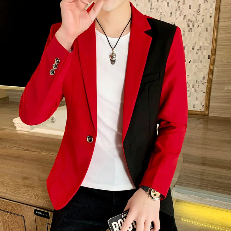 Men Blazer Slim Fit 2024 Autumn New Hot Suit Jacket Casual Streetwear Blazer Masculino Fashion Formal Blazer Hombre Men Clothing