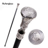 Eagle Hawk Head Totem Relief Single Joint Walking Stick with Hidden Plate Self Defense Fashion Cane Plate Cosplay Crosier 93cm