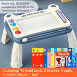 Drawing Board For Kids Magnetic Drawing Board Toy Household Graffiti Board Baby's Writing Board Magnetic Color Painting Frame