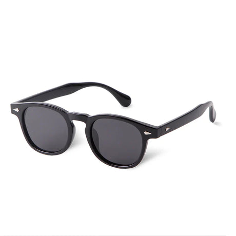 Retro Square Polarized Sunglasses Men Fashion Rivets Driving Sun Glasses Round Clear Gray Frame Women Shades Eyewear Male UV400