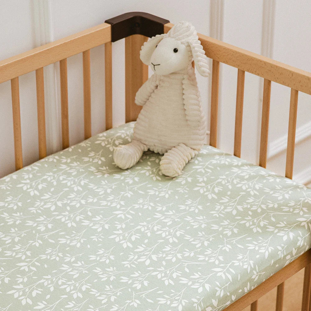 Crib Sheet Fitted 140*70Cm Baby Sheet With Rubber Baby Bedding 100% Cotton Soft Breathable Mattress Pad Cover For Newborn