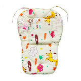 Portable Cartoon Baby Stroller Mat Warm Cotton Thick Feeding Chair Mat Kids Highchair Soft Cushion Stroller Accessories