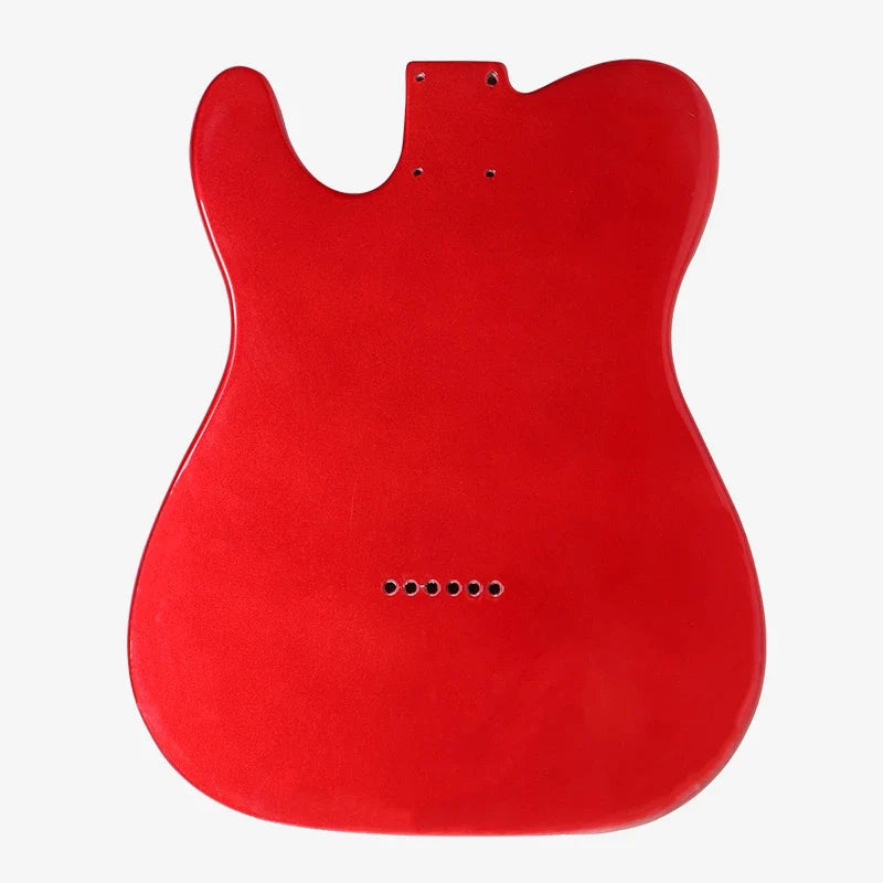 High- quality TL guitar body Alder Metal Red DIY Finish electric guitar part for Telecaster