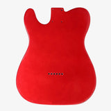 High- quality TL guitar body Alder Metal Red DIY Finish electric guitar part for Telecaster