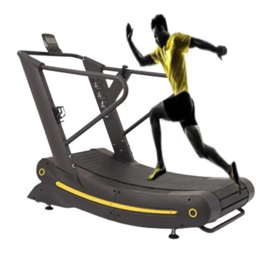 Wholesale unpowered curved treadmill and lowest noise self-unpowered running machine