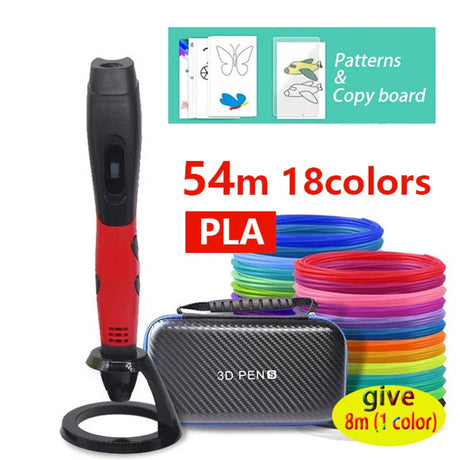 Creative 3D Printing Pen With Adjustable Speed and Safety Features - Perfect Gift for Kids!