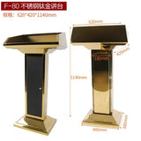 Simple Modern Class Furniture Church Lectern Speech Table Reception Desks Solid Wood Front Desk Cashier Desk Hotel Podium Tables