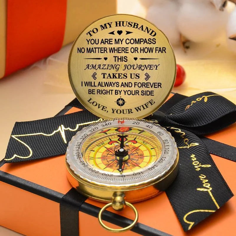 Military Compass Survival Gear Compass Classic Pocket Style Outdoor Portable Compass Gift to Daughter/Gift to My Son