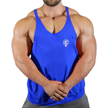 2021 Gym clothing cotton singlets Men's Undershirt bodybuilding tank top men fitness shirt muscle guys sleeveless vest Tank tops