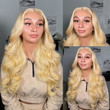 Melodie HD 30 40 Inch 250% 613 Blonde Body Wave 5X5 Glueless Ready to Wear 13x6 Lace Front Human Hair Wigs 13x4 Lace Frontal Wig