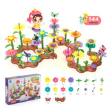 Flower Garden Building Toys for Girls Stacking Game For Toddlers STEM Educational Preschool Toy Gift